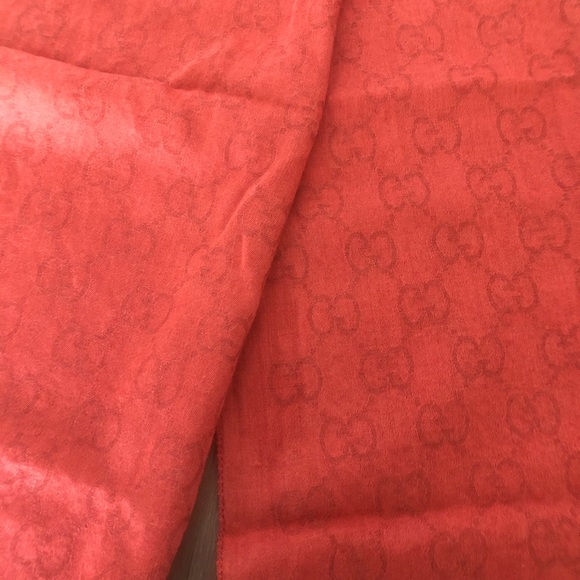 Gucci 362654 Wool Silk Blend Muffler Scarf - Picture 5 of 5
